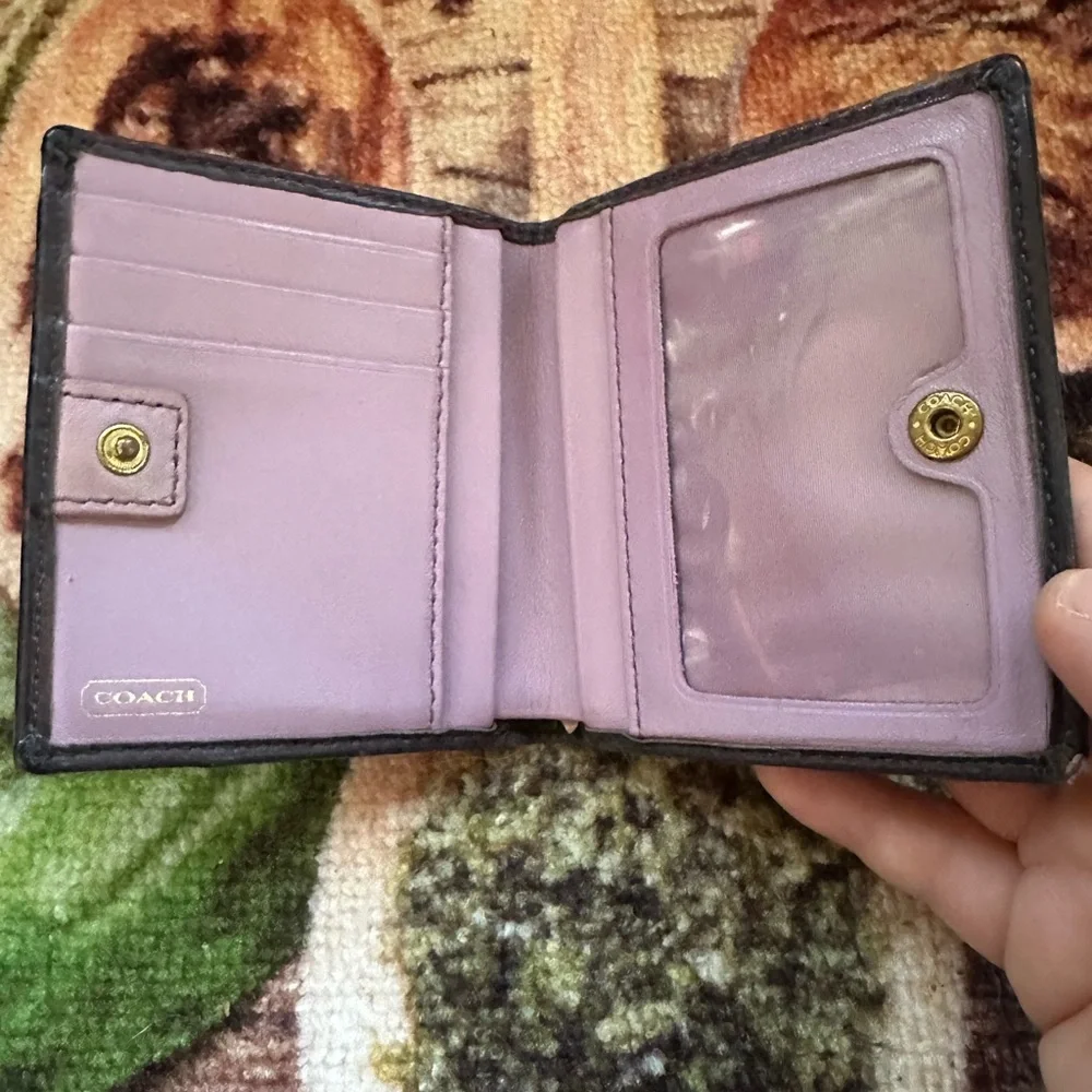 Coach Optic Art Signature C Small Leather Wallet - Picture 9 of 10